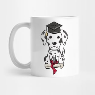 Funny dalmatian is graduating Mug